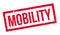 Mobility rubber stamp