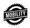 Mobility rubber stamp