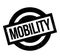 Mobility rubber stamp