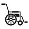 Mobility wheelchair icon, simple style