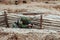 Mobilized Russian soldiers undergo combat training at the training ground. Two soldiers in a trench