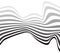 Mobious optical art wave vector background black and white