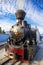 Mocanita steam train for tourists.