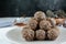 Mocha Energy Balls with Ground Almonds, Oats and Dates