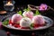 Mochi Ice Cream tasty dessert background