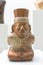 Mochica vessel in the form of a seated prisoner