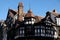 Mock Tudor buildings in Chester, UK