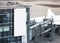 Mock up Banner on building Airport terminal outdoor media Advertising