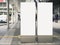 Mock up Blank Banners signage Train station Public building