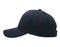 Mock up blank baseball color black cap closeup of side view