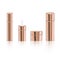 Mock up Realistic Rose Gold Pastel Cosmetic Product Bottles and Dropper Set for Serum Essential Oil Or Lotion Background