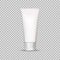 Mock Up Tube Of Cream Or Gel Grayscale in a realistic style isolated