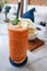 Mocktail, fruit juice or orange juice