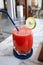 Mocktail, fruit juice or punch drink