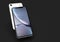 Mockup composition of iPhone XR Silver, horizontal