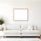 Mockup Frames and Cozy Scandinavian Interior: Redefining Elegance in Your Living Room