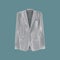 Mockup men`s clothes. Man`s handsome, business suit, jacket.