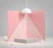 Mockup Minimal Podium With Light Pink Backdrop Concept Abstract Background 3d Render