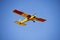 Model airplane stunt plane spinning