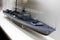 Model of a military or naval gunboat