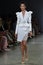 A model walks the runway for Taoray Wang during New York Fashion Week