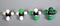 Models of methane with different grades of substitution