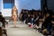 Models with swimsuit catwalk