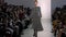 Models walk the runway for Badgley Mischka during New York Fashion Week