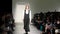Models walk the runway for Hakan Akkaya during New York Fashion Week