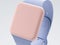 Moden blu-pink smart watch. 3d rendering