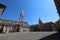 Modena, Ghirlandina tower and Unesco cathedral on the Piazza Grande