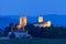 Modena hills night photos of villages and castles