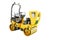 Moder soil vibration roller compactor isolated