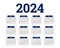 modern 2024 new year annual calendar template plan yearly goals