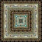 Modern 3d geometric greek vector square pattern. Panel. Mandala. Tile. Ornamental textured abstract background. Repeat luxury