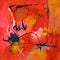 Modern Abstract Art - Painting - Calligraphy / Graffiti Red and Black