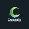 Modern Abstract Crocodile Logo icon, Letter C for Crocodile logo vector