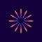 Modern Abstract Firework Spark Light Beam Design Template