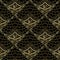 Modern abstract gold 3d seamless pattern. Greek geometric grid t