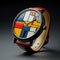 Modern Abstract Watch Inspired By Mondrian