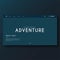 modern adventure landing page design illustration