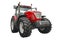 Modern agricultural tractor, front view