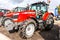 Modern agricultural wheeled tractor Massey Ferguson