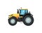 Modern agriculture tractor vector illustration