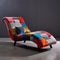 Modern American Chaise Lounge Armchair