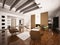 Modern apartment interior 3d render