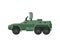 Modern armored vehicle isolated icon