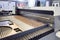 Modern automated laser cutting machine for processing wooden products