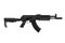 Modern automatic airsoft carbine ak47. A classic USSR carbine in a modern body kit. Isolate on a white back