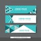 Modern banner template design